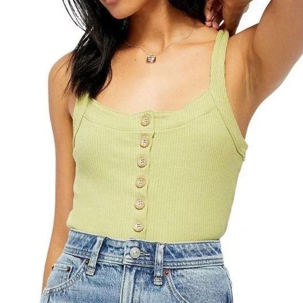 Free-people Women's Green Vest